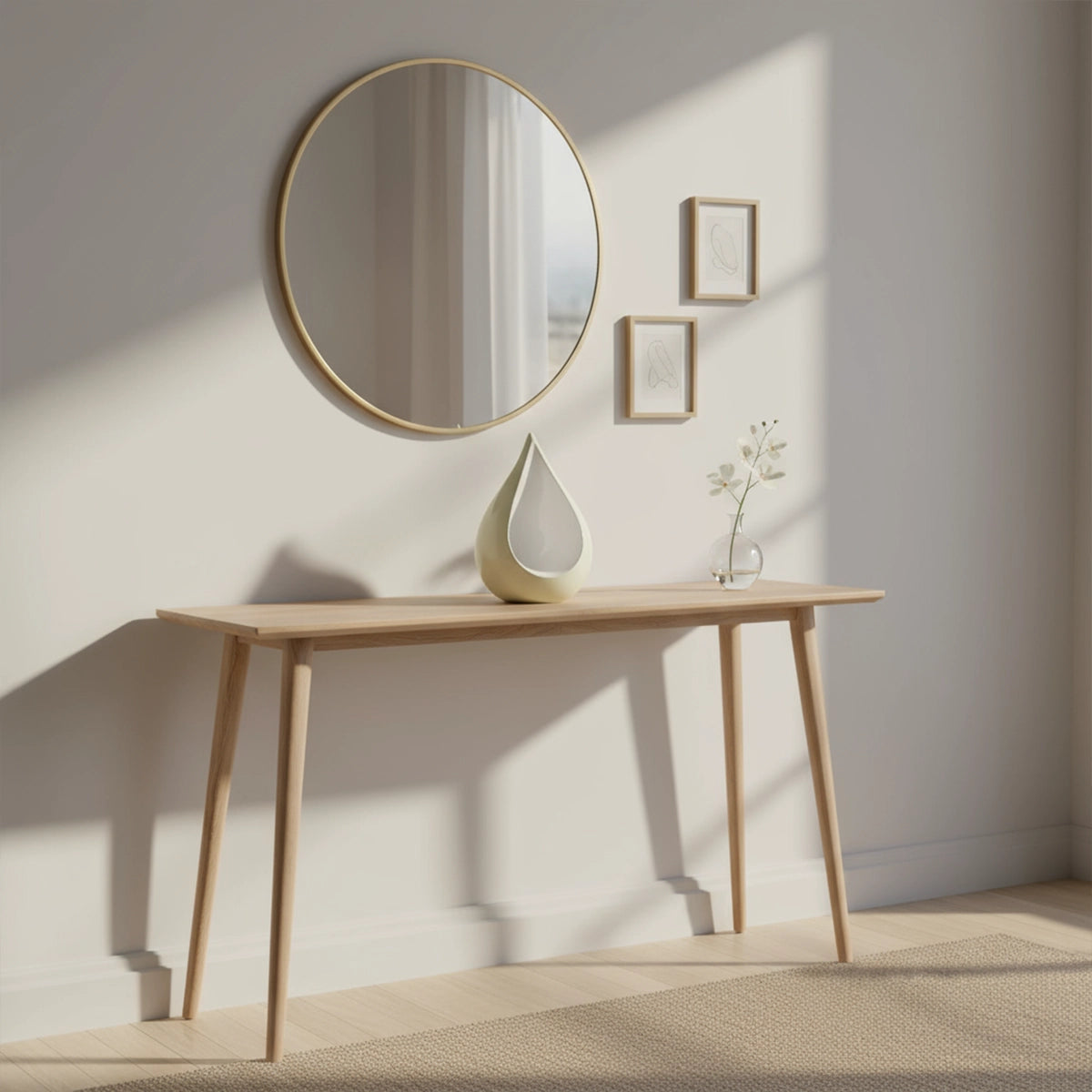 Odyssee Metal Teardrop Urn for Ashes in Ivory and White