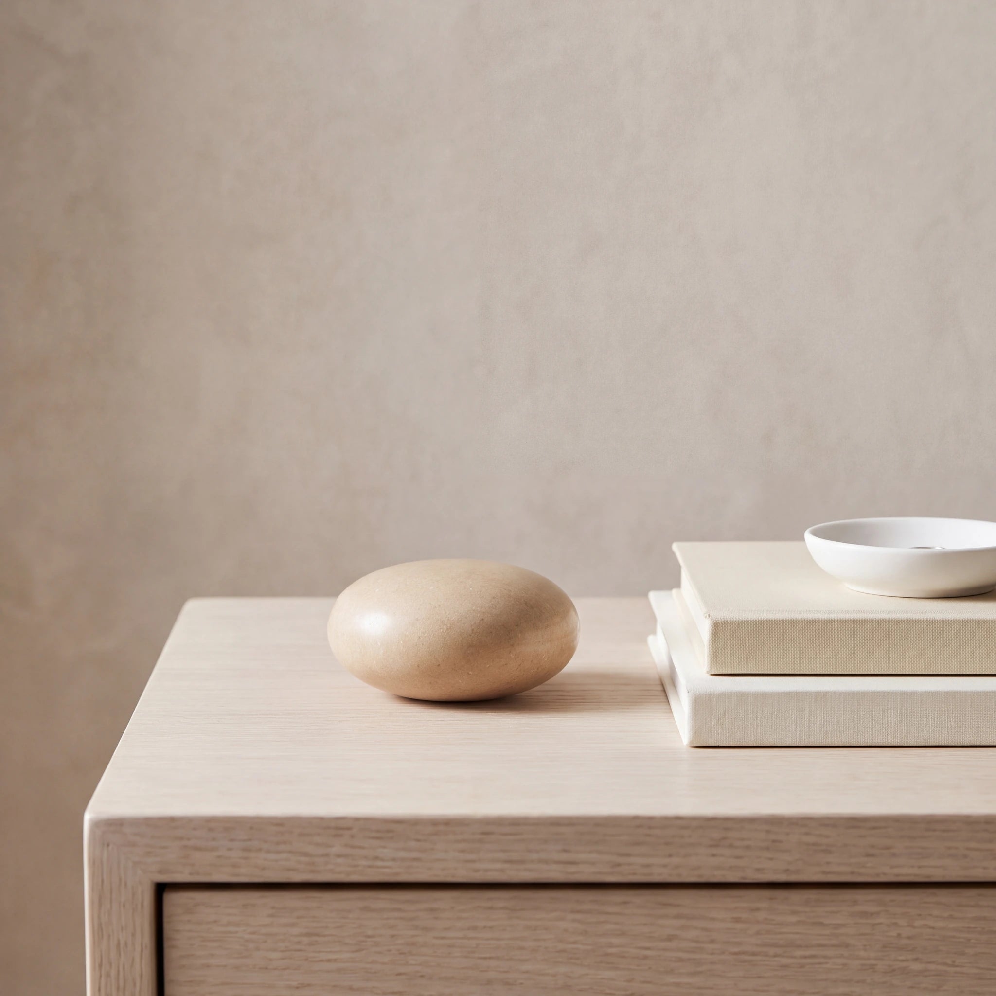 Palm-Stone-Small-Urn-for-Ashes-in-Beige-keepsake_books_dish