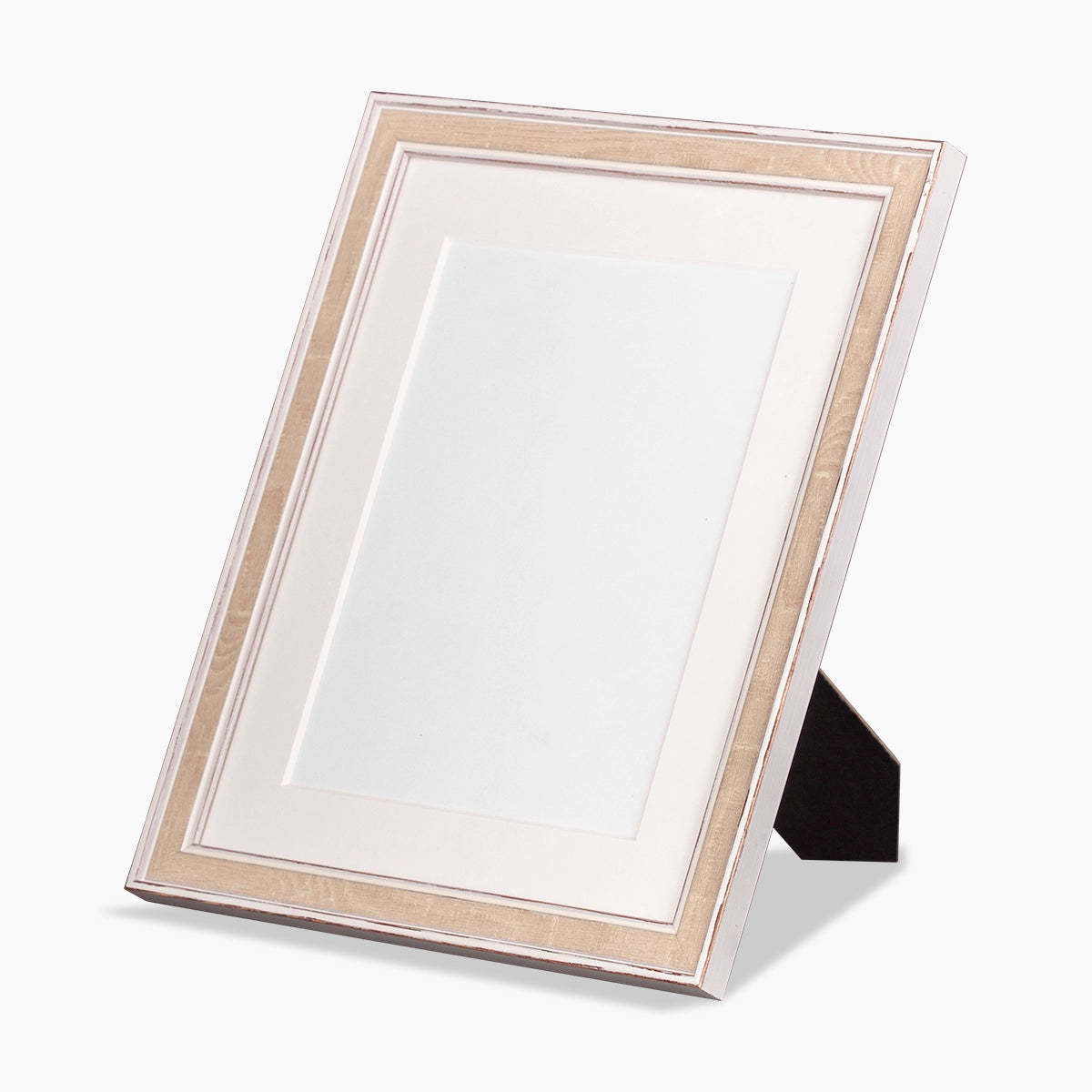 Pet Memorial Photo Frame for Ashes in Beige Large Left Facing