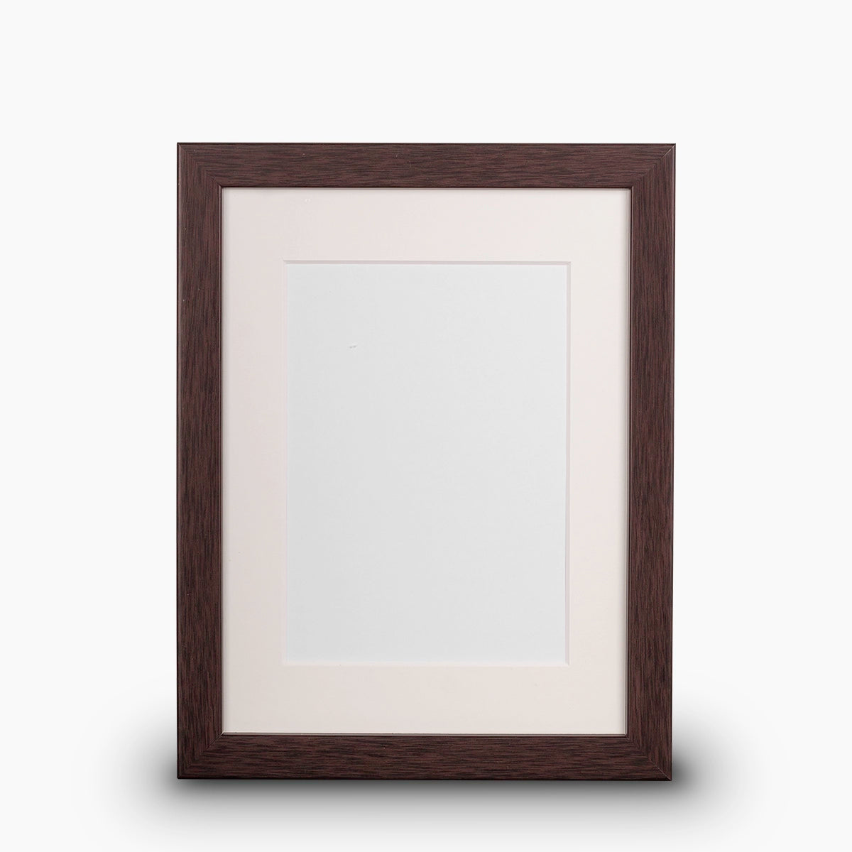 Pet Memorial Photo Frame for Ashes in Dark Brown Medium