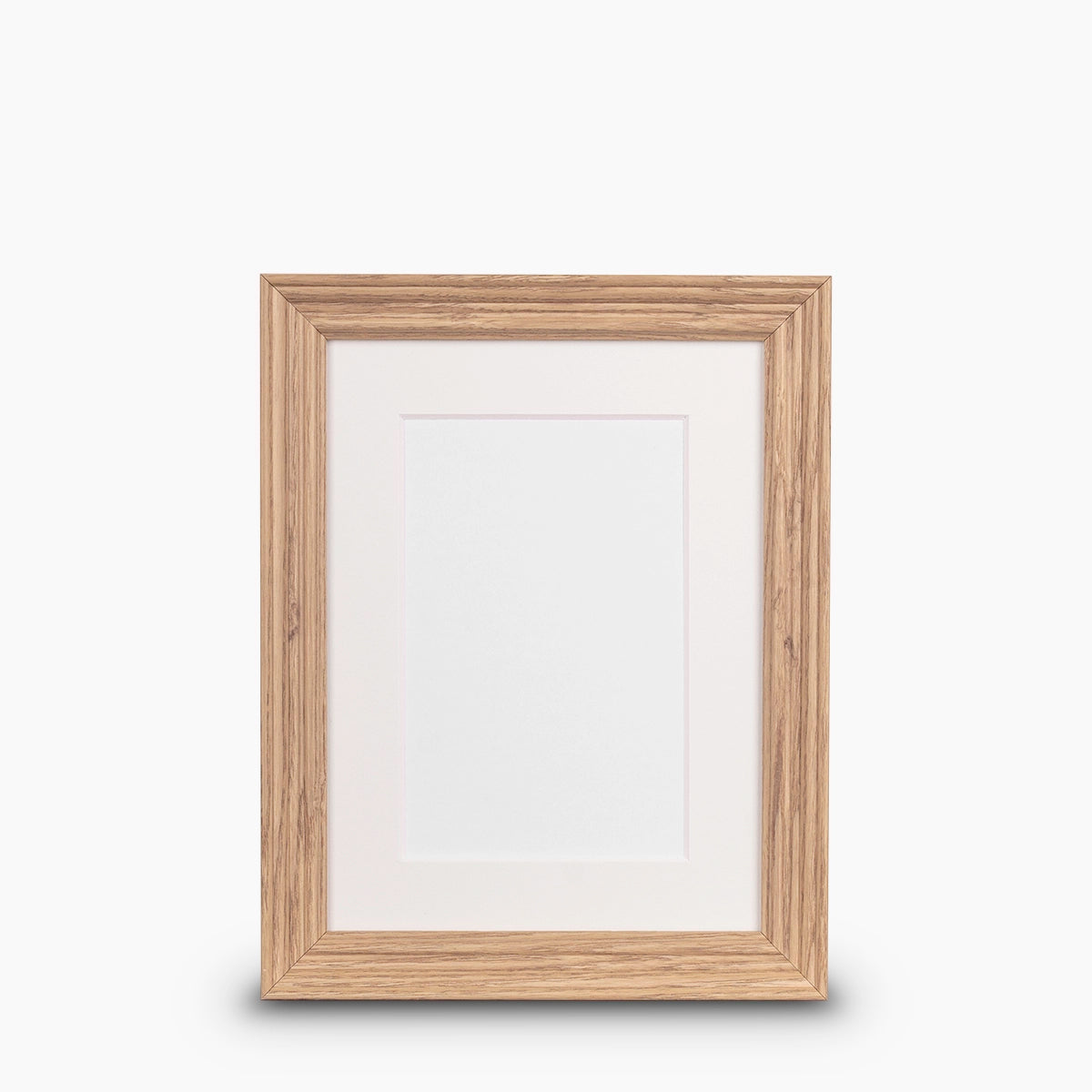 Pet Memorial Photo Frame for Ashes in Light Oak Small