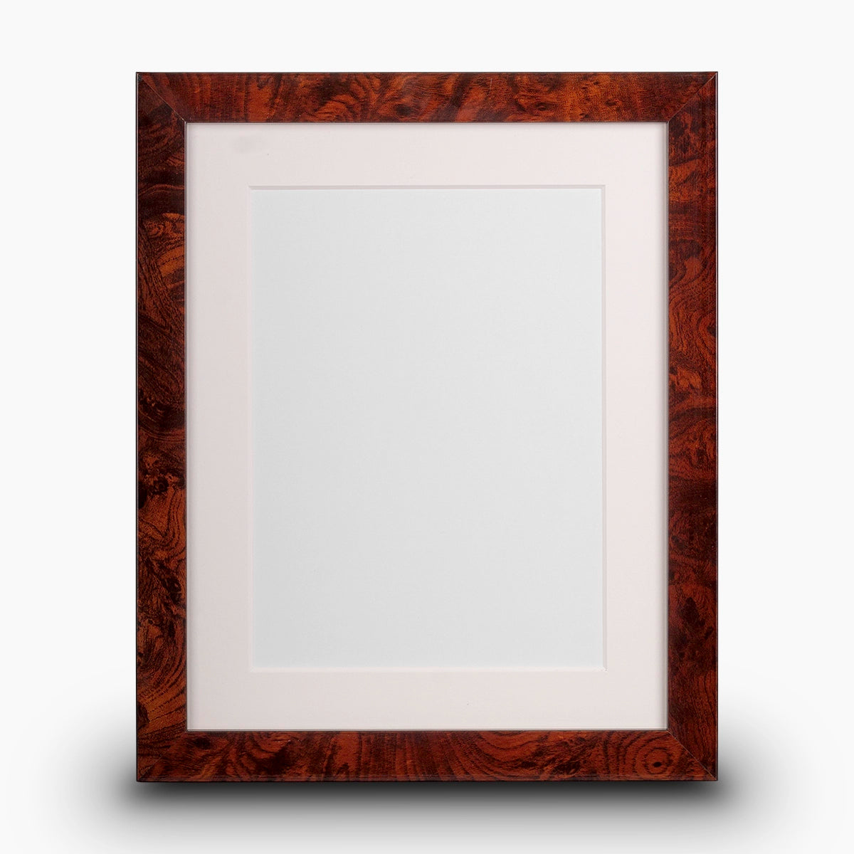 Pet Memorial Photo Frame for Ashes in Walnut Large