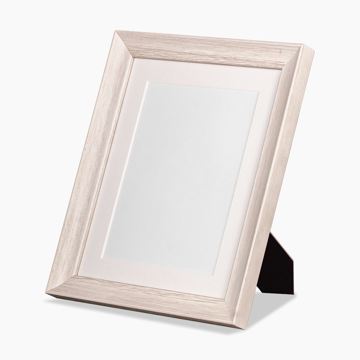 Pet Memorial Photo Frame for Ashes in White Small Size Left Facing