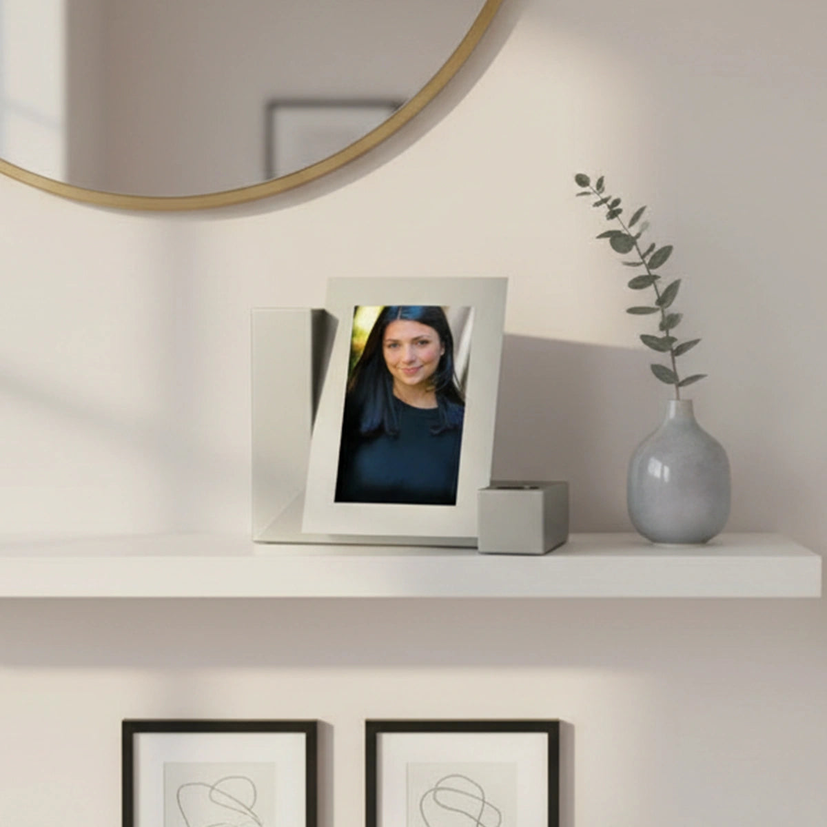 Photo Candle Adult Cremation Urn for Ashes