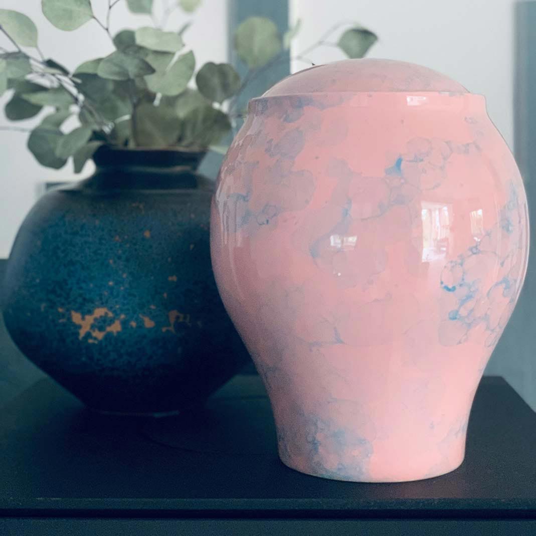 Pink Sky Classic Adult Cremation Urn for Ashes