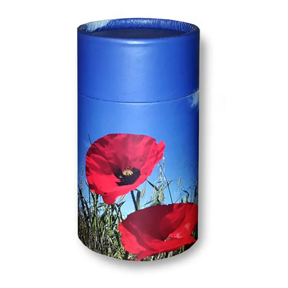 Poppy Eco Friendly Scattering Tube for Ashes - Mini