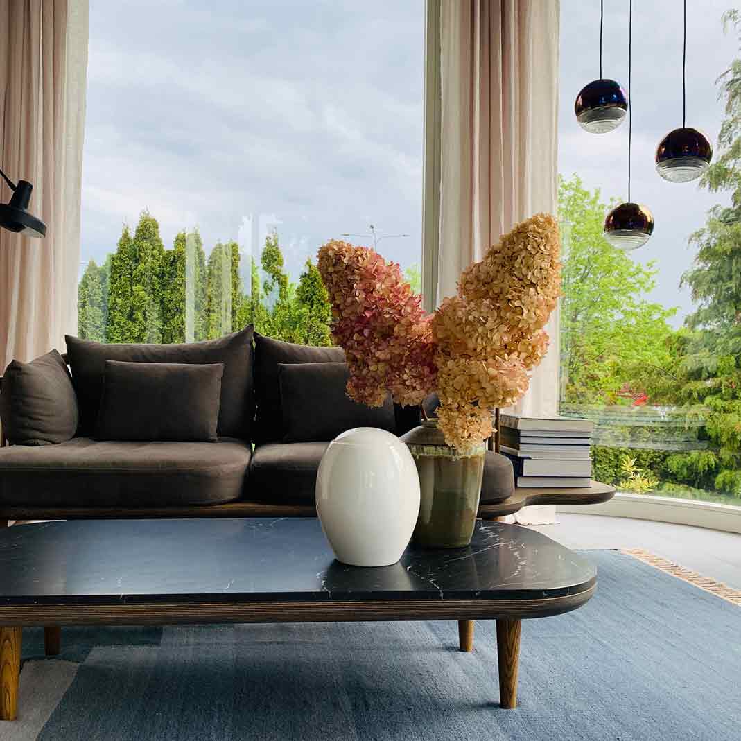 Pure White Modern Adult Cremation Urn for Ashes