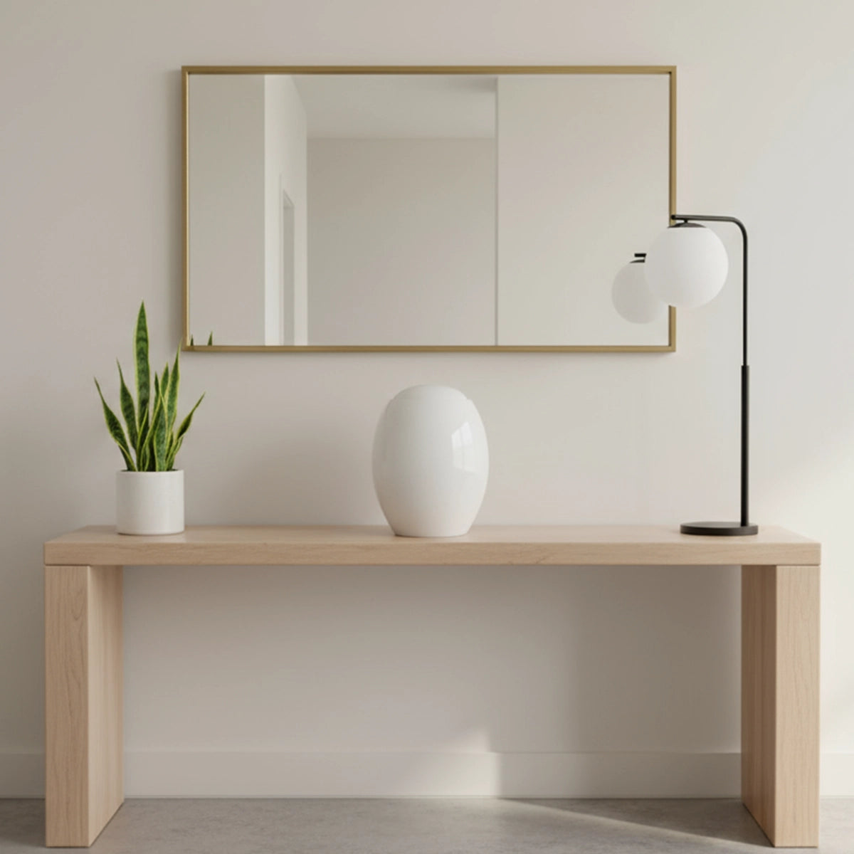 Pure White Modern Adult Cremation Urn for Ashes