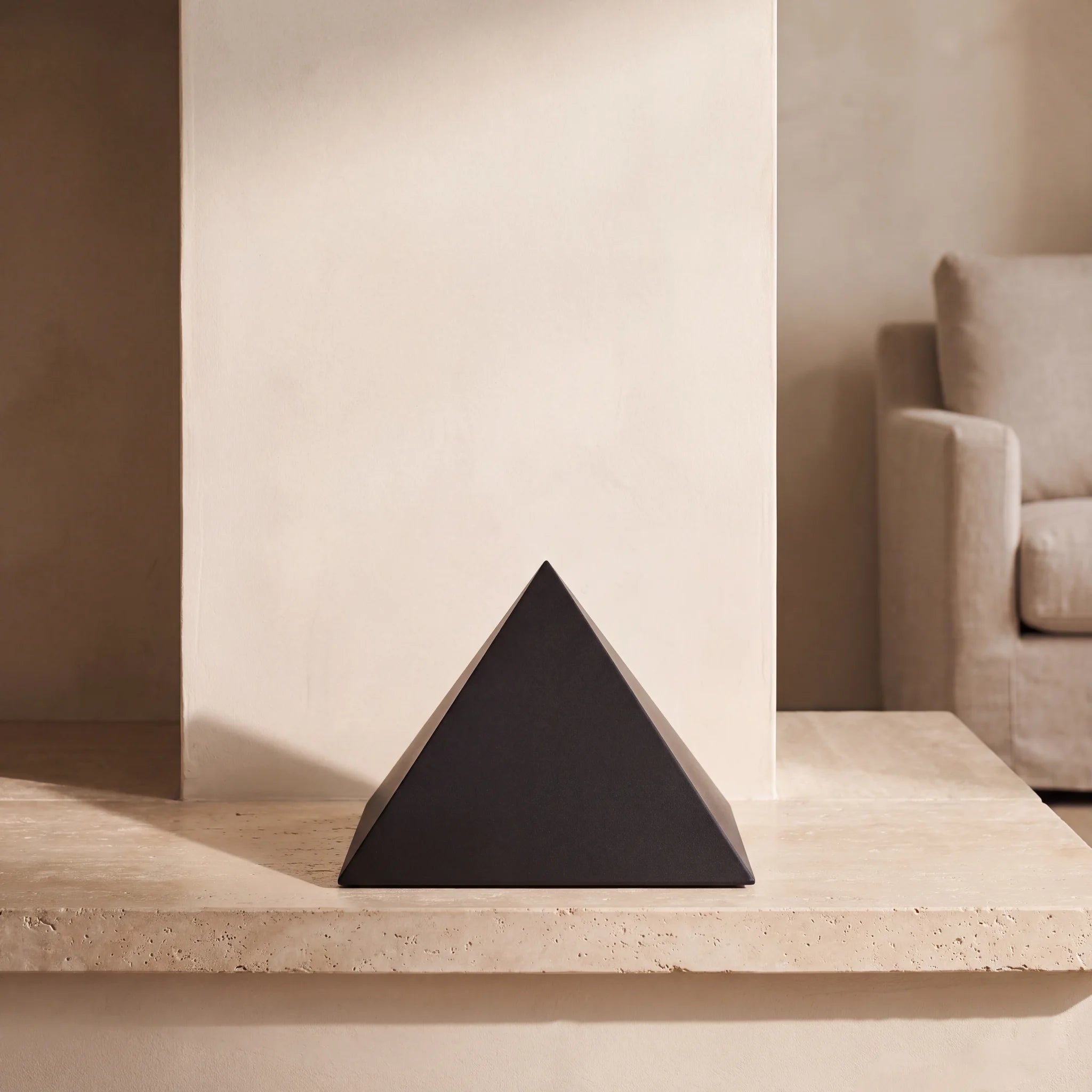 Pyramid-Medium-Urn-for-Ashes-in-Matte-Black-Stainless-Steel-amto_hearth
