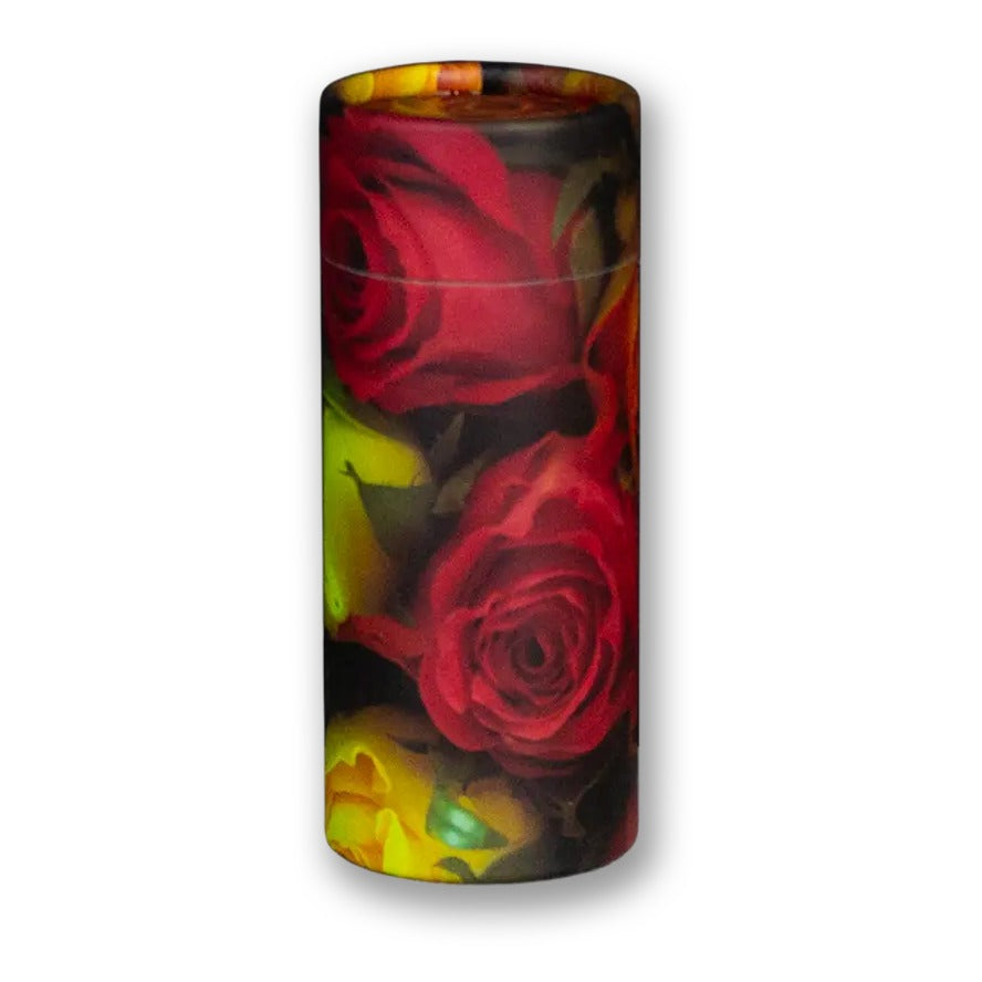 Red Rose Eco Friendly Scattering Tube for Ashes - Token