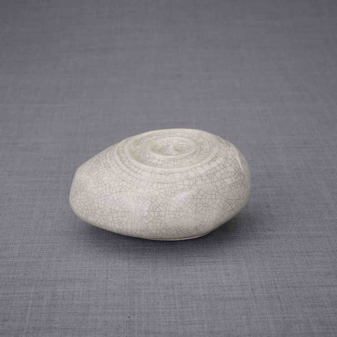 Resonance Ashes Keepsake Urn in Crackle Glaze Dark Background