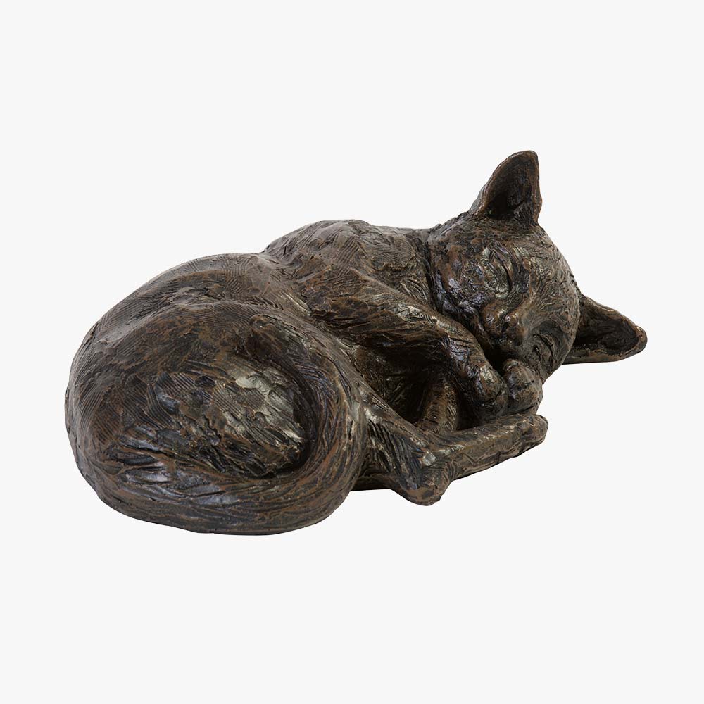 Resting Cat Urn for Ashes