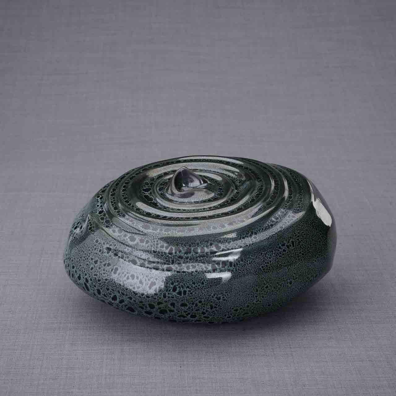 Ripples Cremation Urn for Ashes in Black