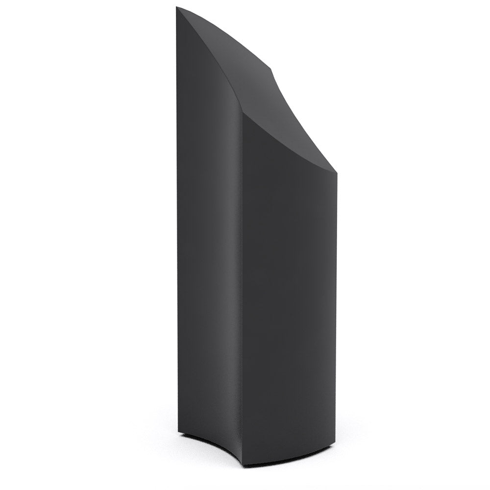 Rise Companion Urns for Two Adults in Matte Black Stainless Steel
