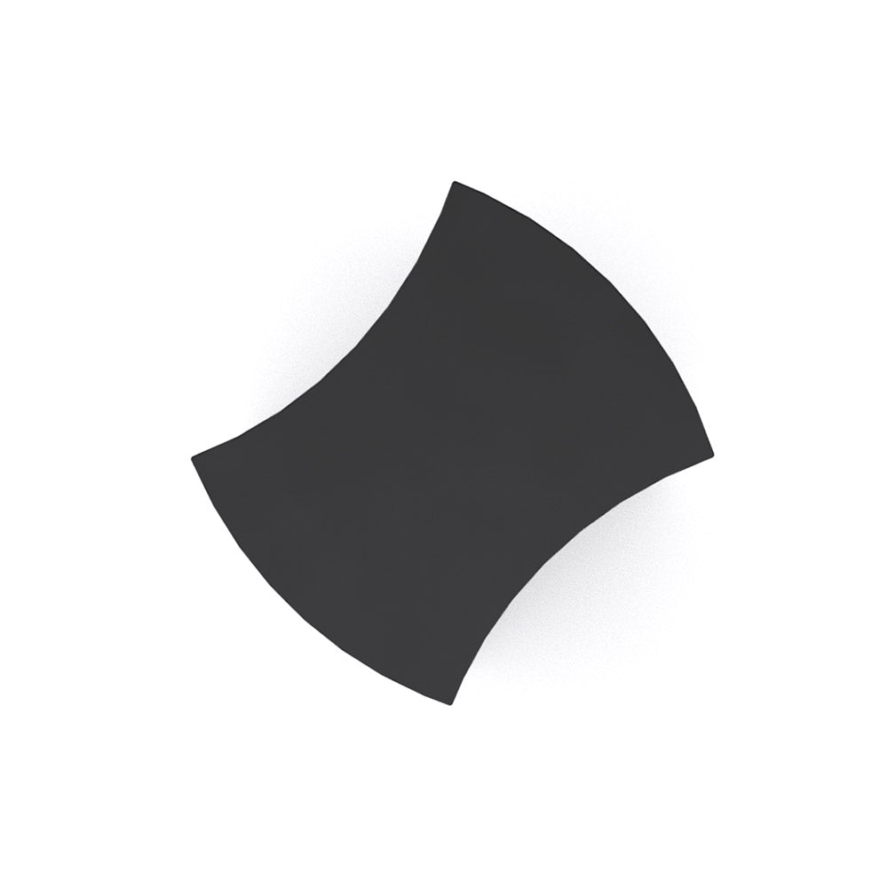 Rise Companion Urns for Two Adults in Matte Black Stainless Steel