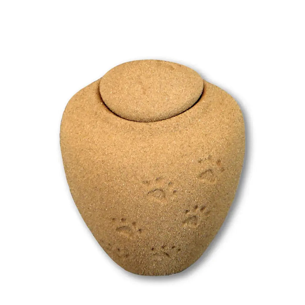 Oceane Sand Biodegradable Water Urn for Pet Ashes - Medium