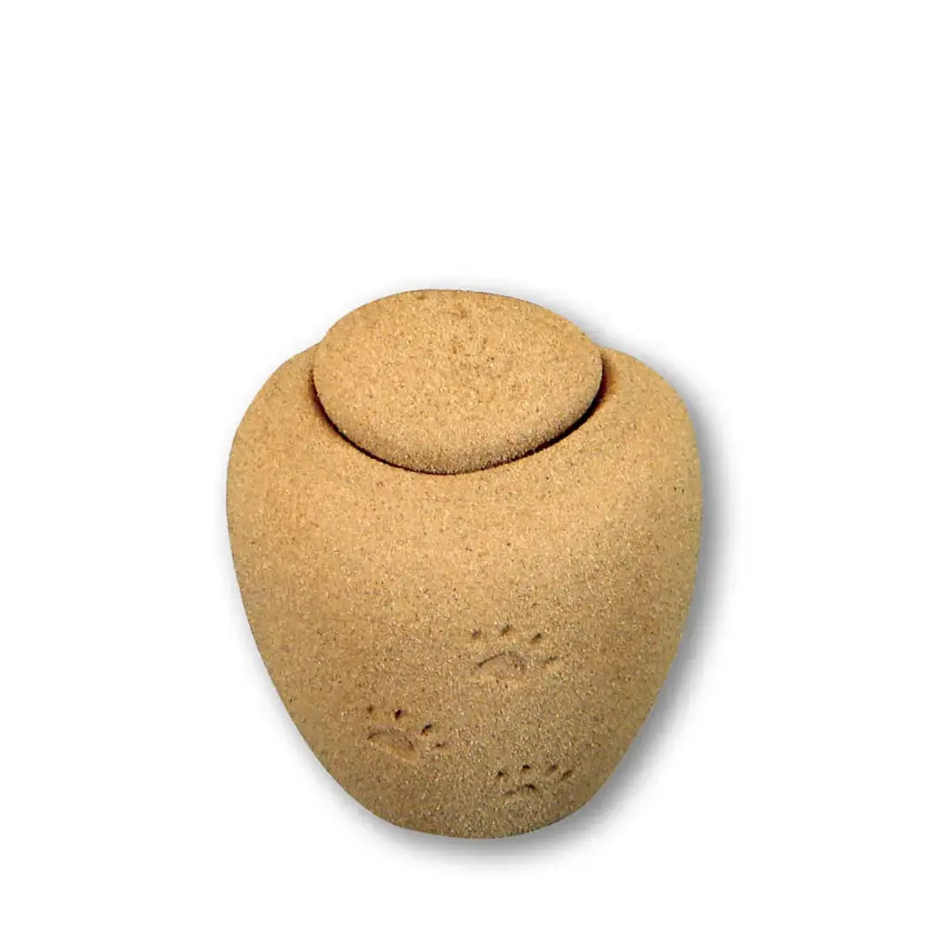 Oceane Sand Biodegradable Water Urn for Pet Ashes - Small