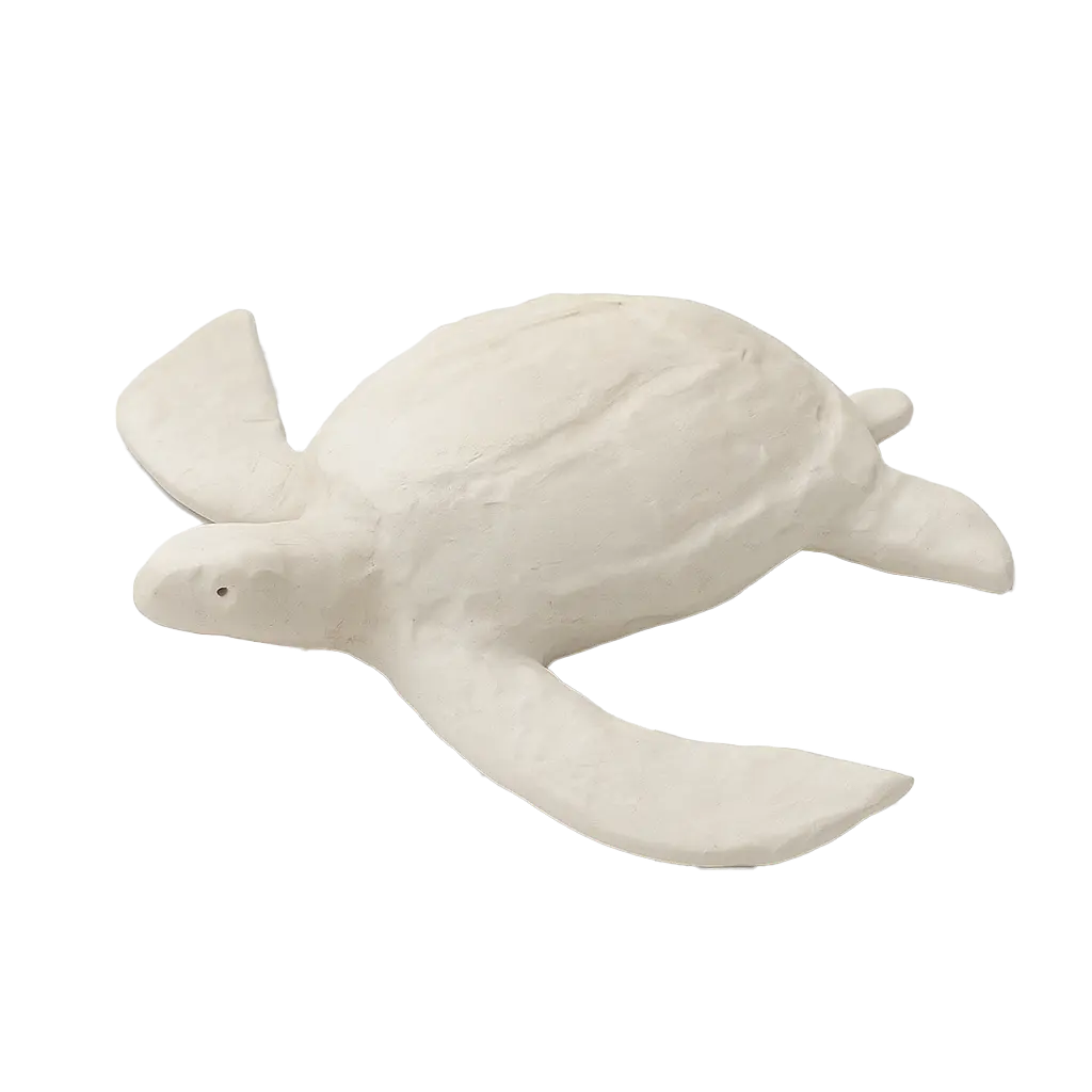 Sea Turtle Biodegradable Water Urn for Ashes in Dune - Mini