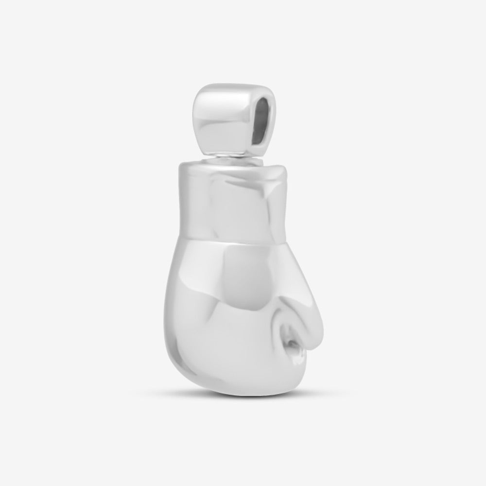 Self fill Boxing Glove Memorial Ashes Pendant in Silver