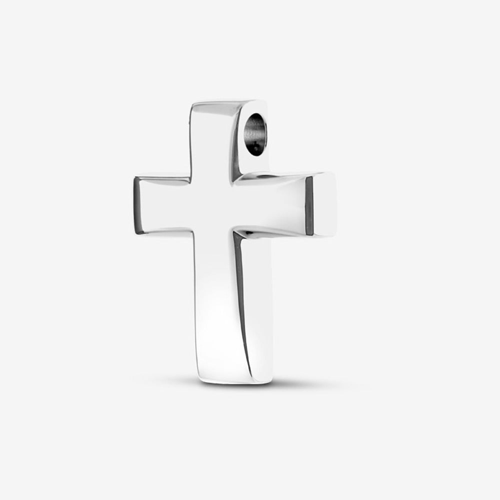 Self fill Cross Memorial Ashes Pendant in Silver
