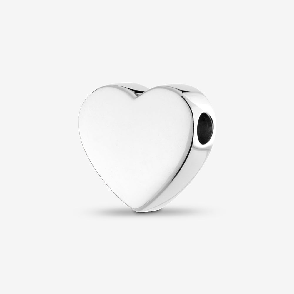 Self fill Heart Memorial Ashes Pendant in Sterling Silver
