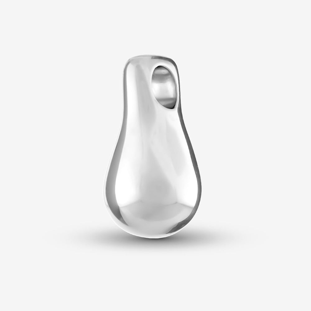 Self fill Teardrop Memorial Ashes Pendant in Silver