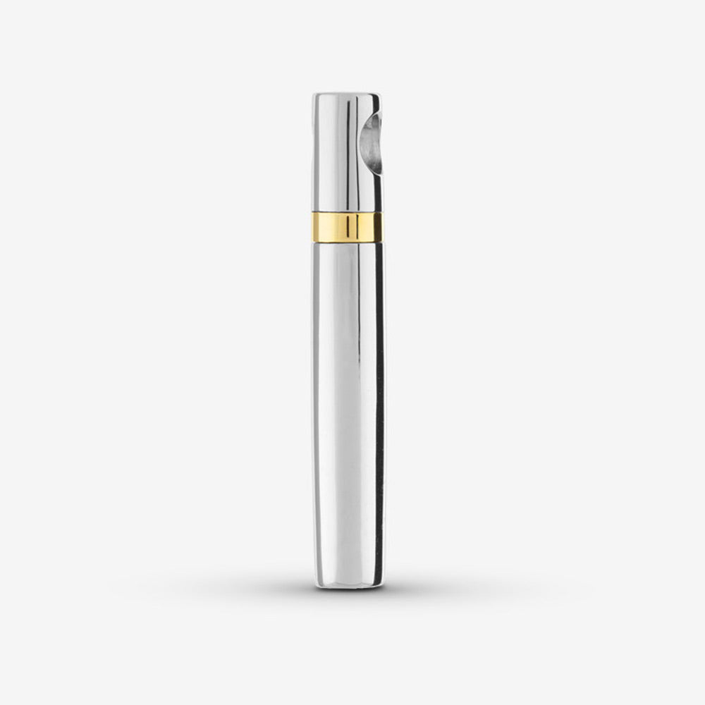 Self fill Traditional Cylinder Memorial Ashes Pendant in Silver