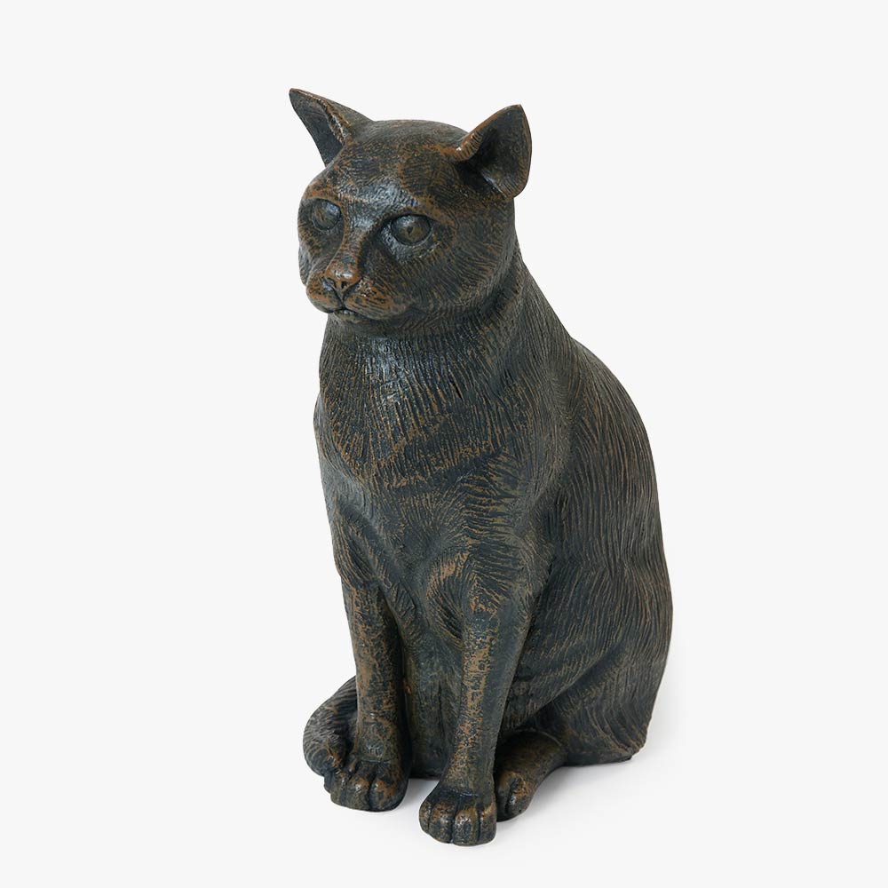 Sitting Cat Urn for Ashes