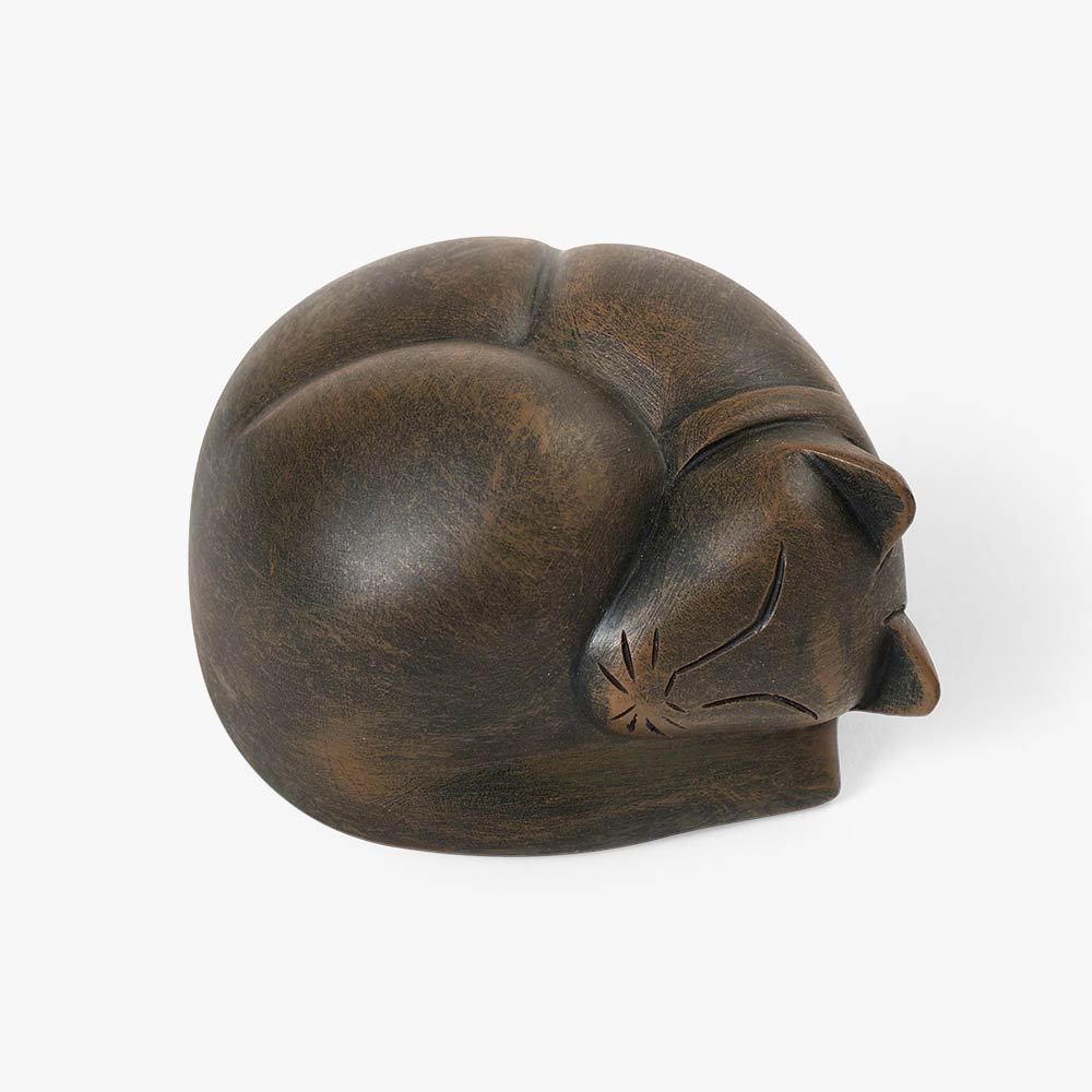 Sleeping Cat Keepsake Urn