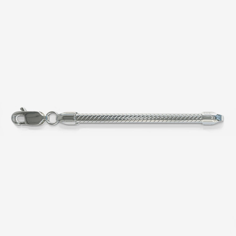 Snake Chain Bracelet cm .mm in Sterling Silver