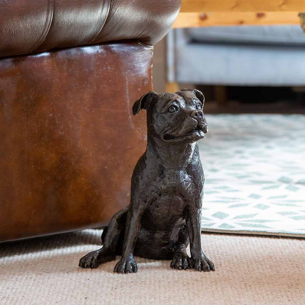 Staffordshire Bull Terrier Urn for Ashes