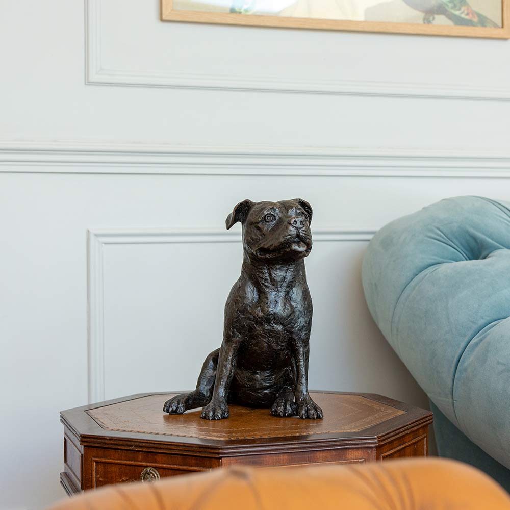 Staffordshire Bull Terrier Urn for Ashes
