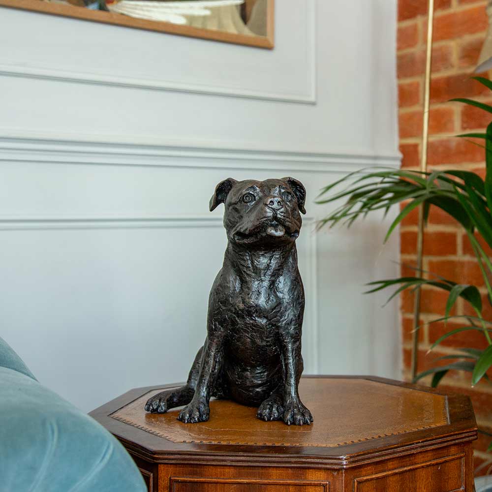 Staffordshire Bull Terrier Urn for Ashes