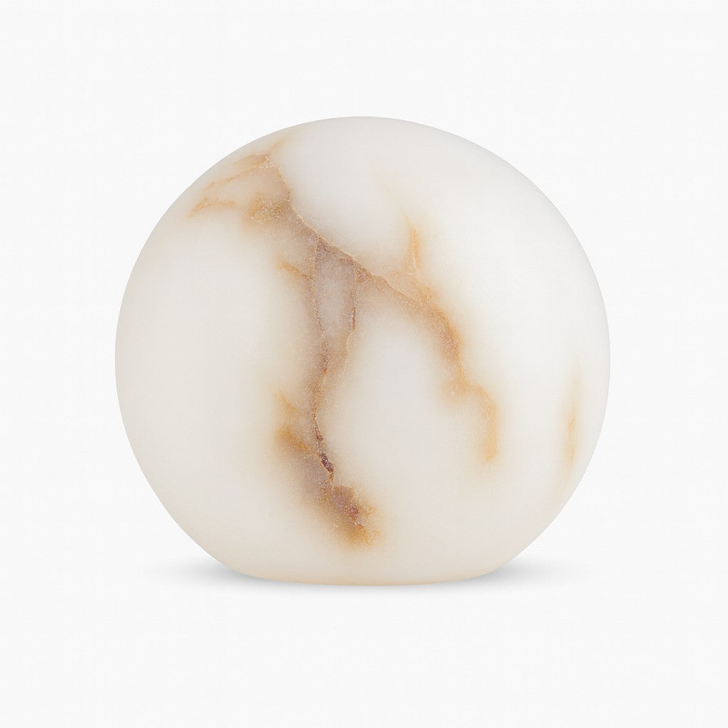 Stone Ball Adult Cremation Urn for Ashes