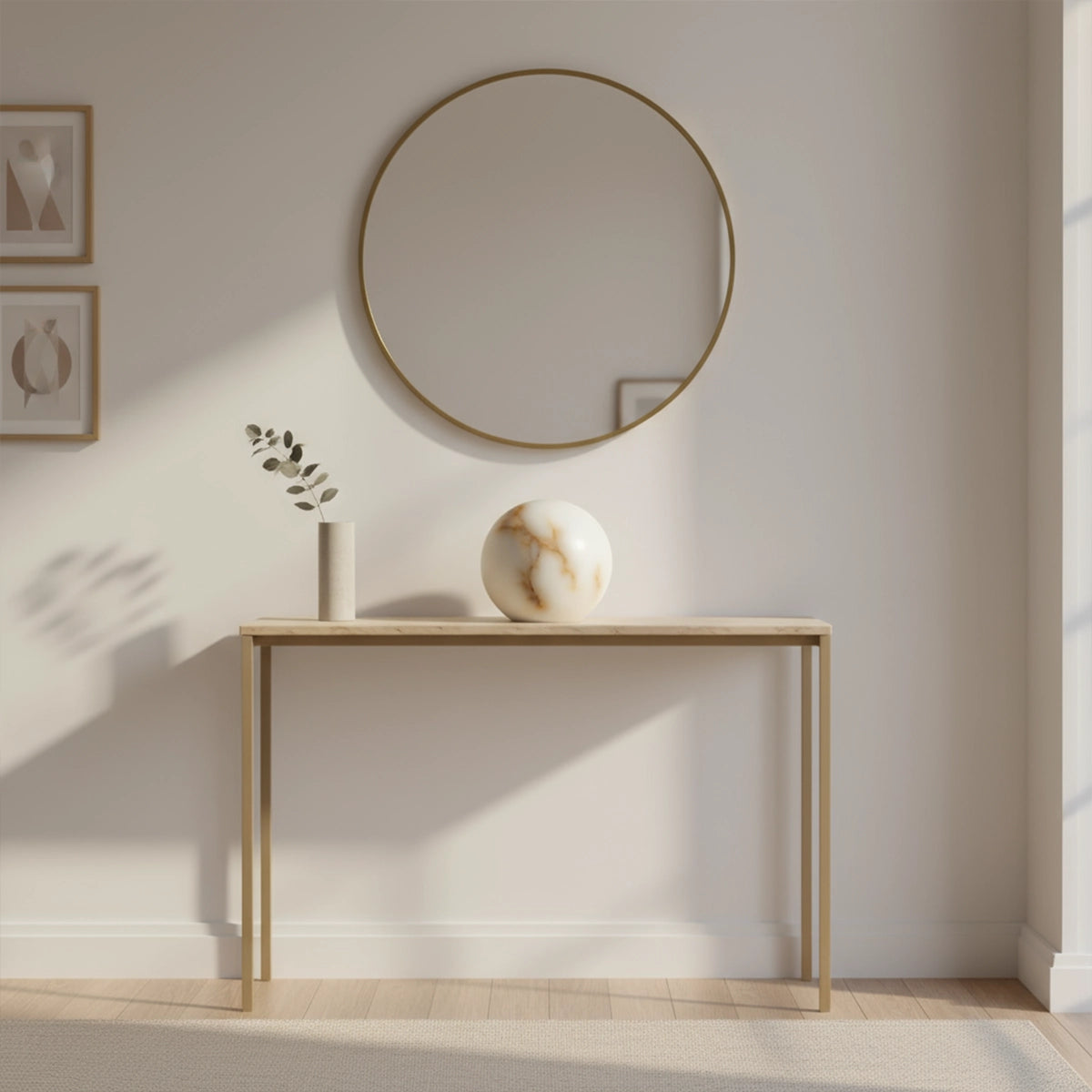 Stone Ball Adult Cremation Urn for Ashes