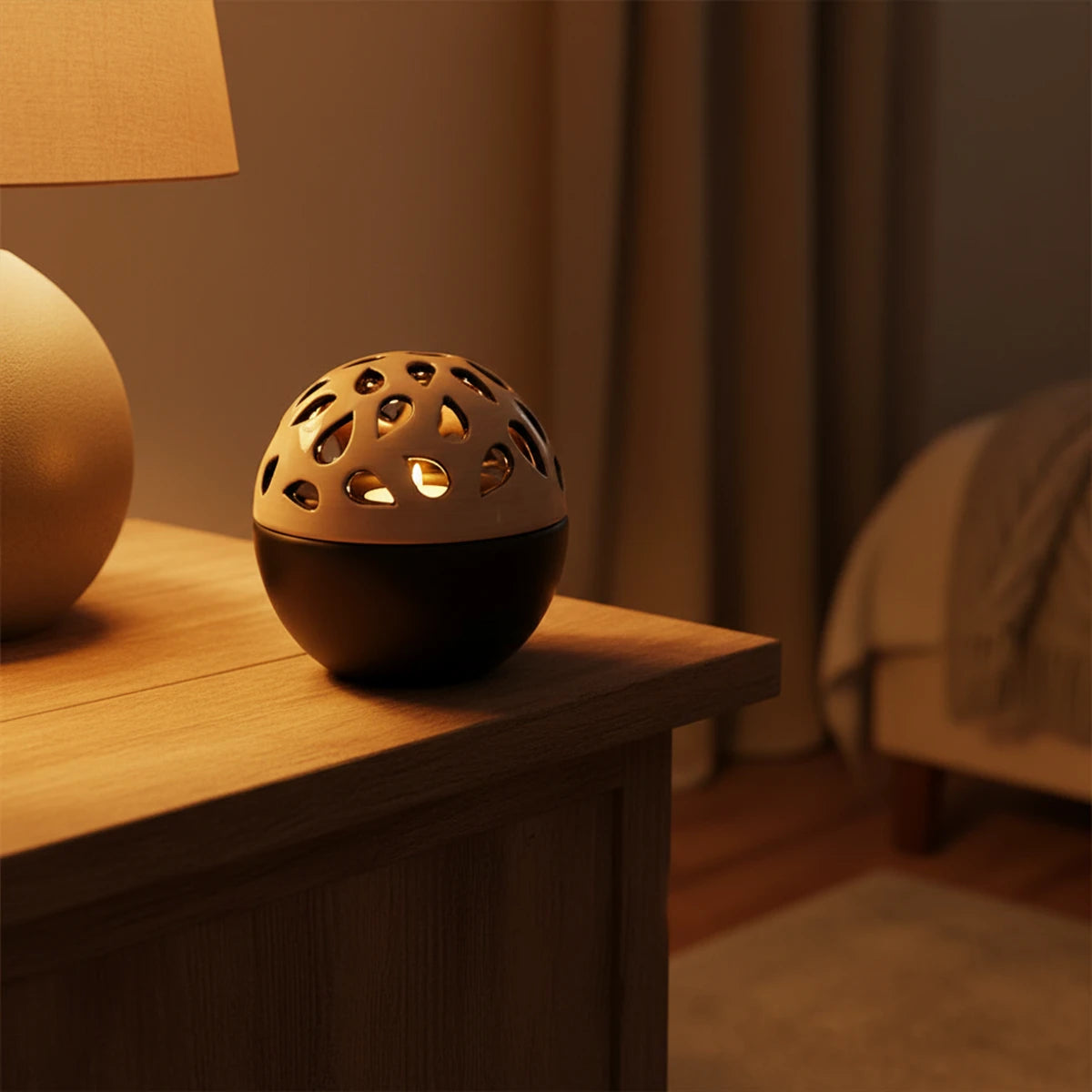 Teardrop Candle Sphere Small Urn for Ashes