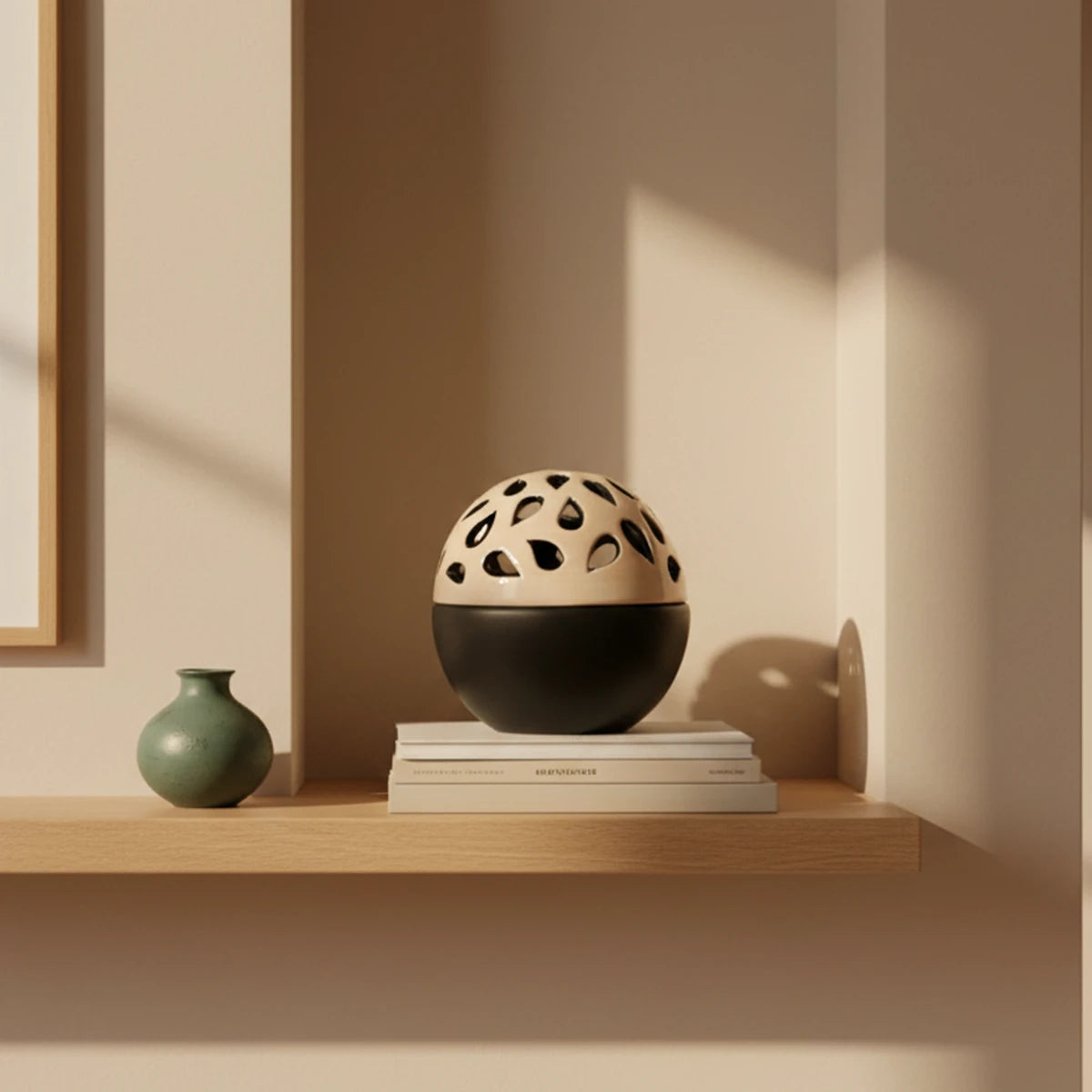 Teardrop Candle Sphere Small Urn for Ashes