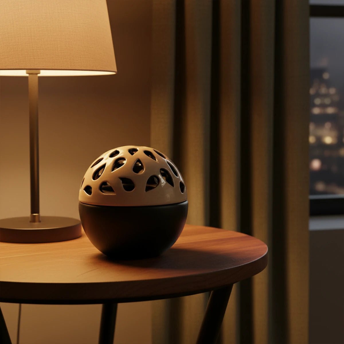 Teardrop Candle Sphere Small Urn for Ashes