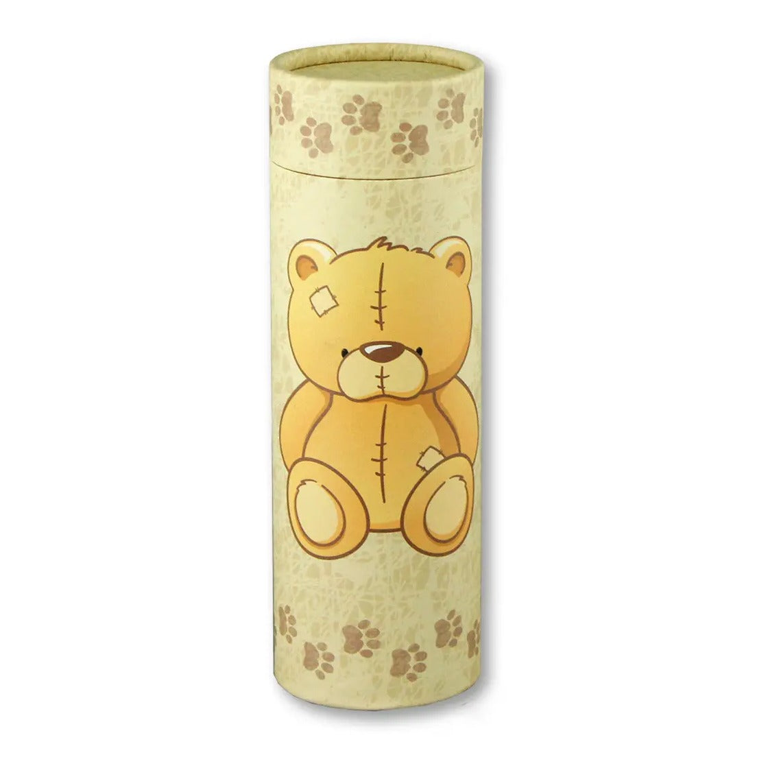Teddy Bear Eco Friendly Scattering Tube for Pet Ashes - Small