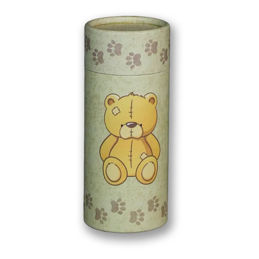 Teddy Bear Eco Friendly Scattering Tube for Pet Ashes - Token