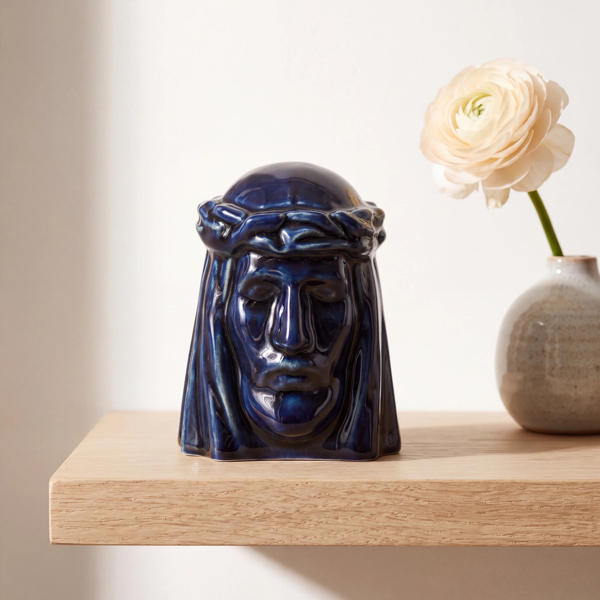 The-Christ-Mini-Urn-for-Ashes-in-Metallic-Blue-keepsake_bud_vase