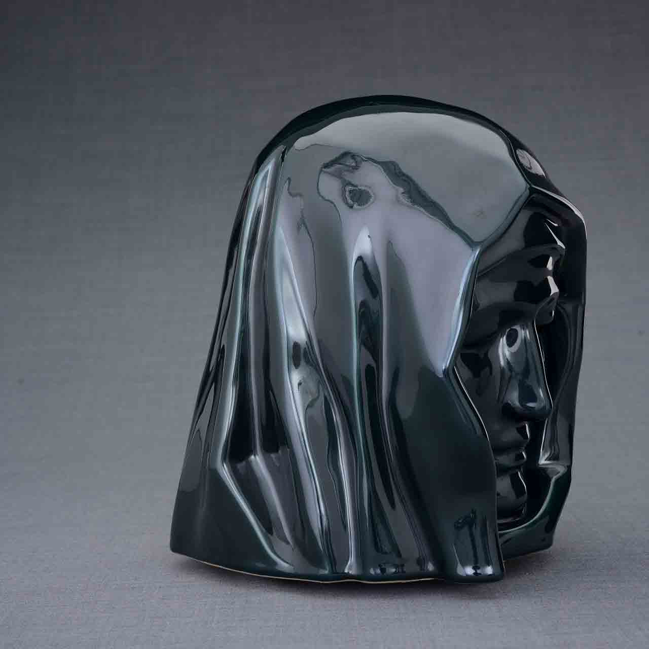 The Holy Mother Adult Cremation Urn for Ashes in Dark Green
