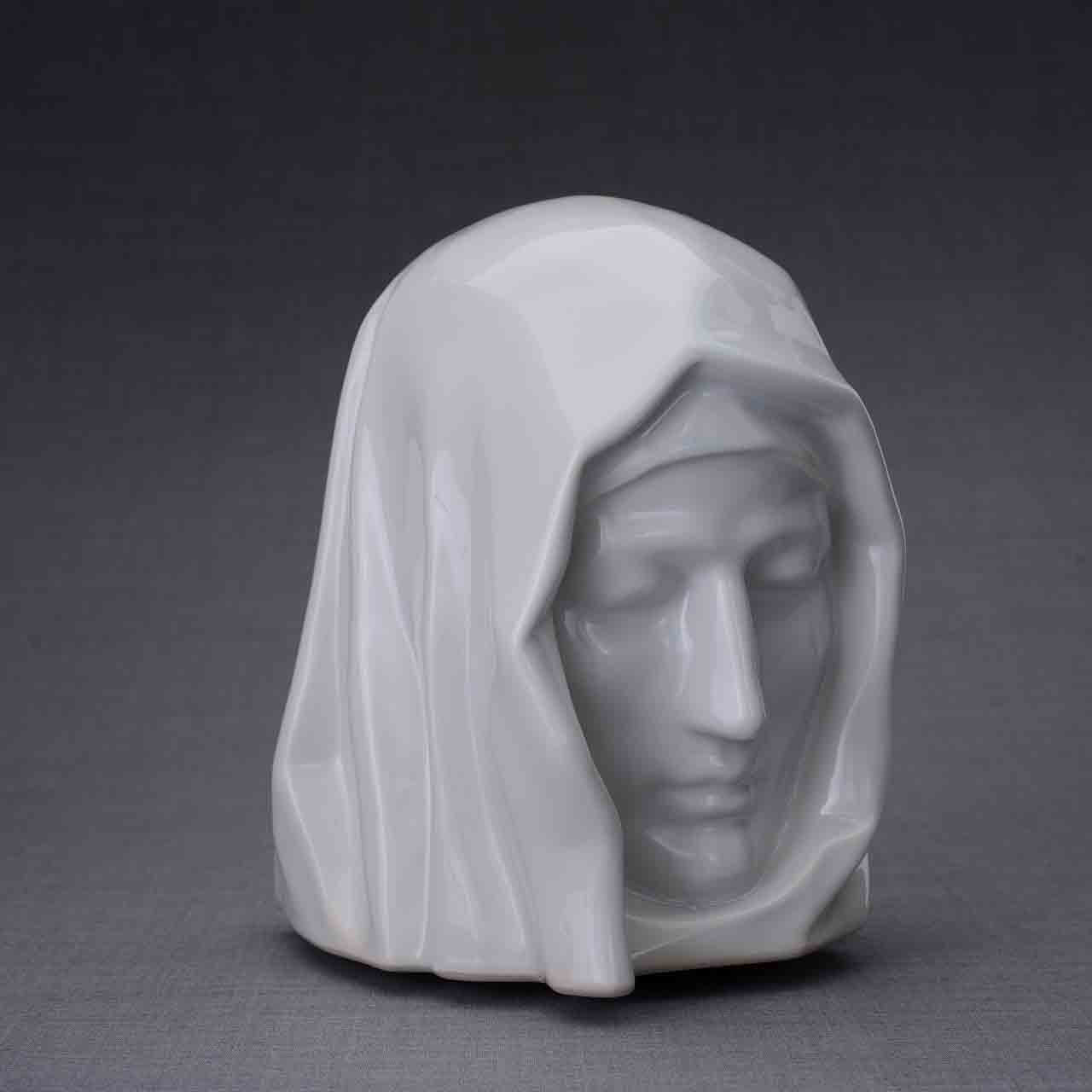 The Holy Mother Adult Cremation Urn for Ashes in White