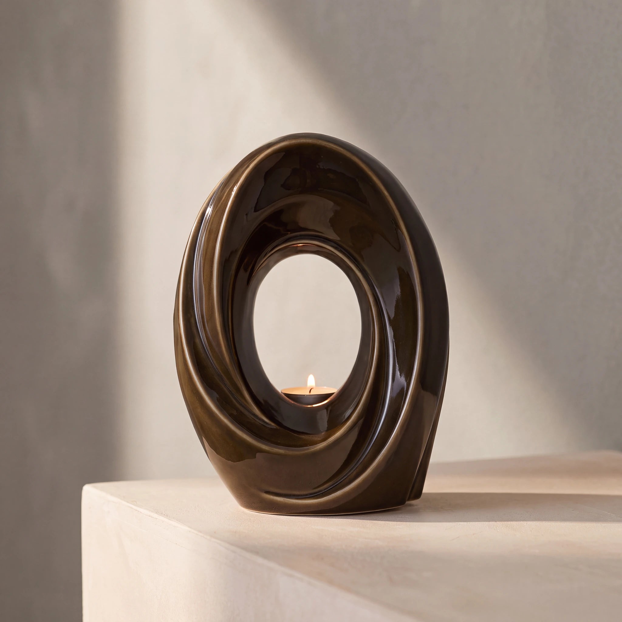 The Passage Adult Cremation Urn for Ashes in Brown
