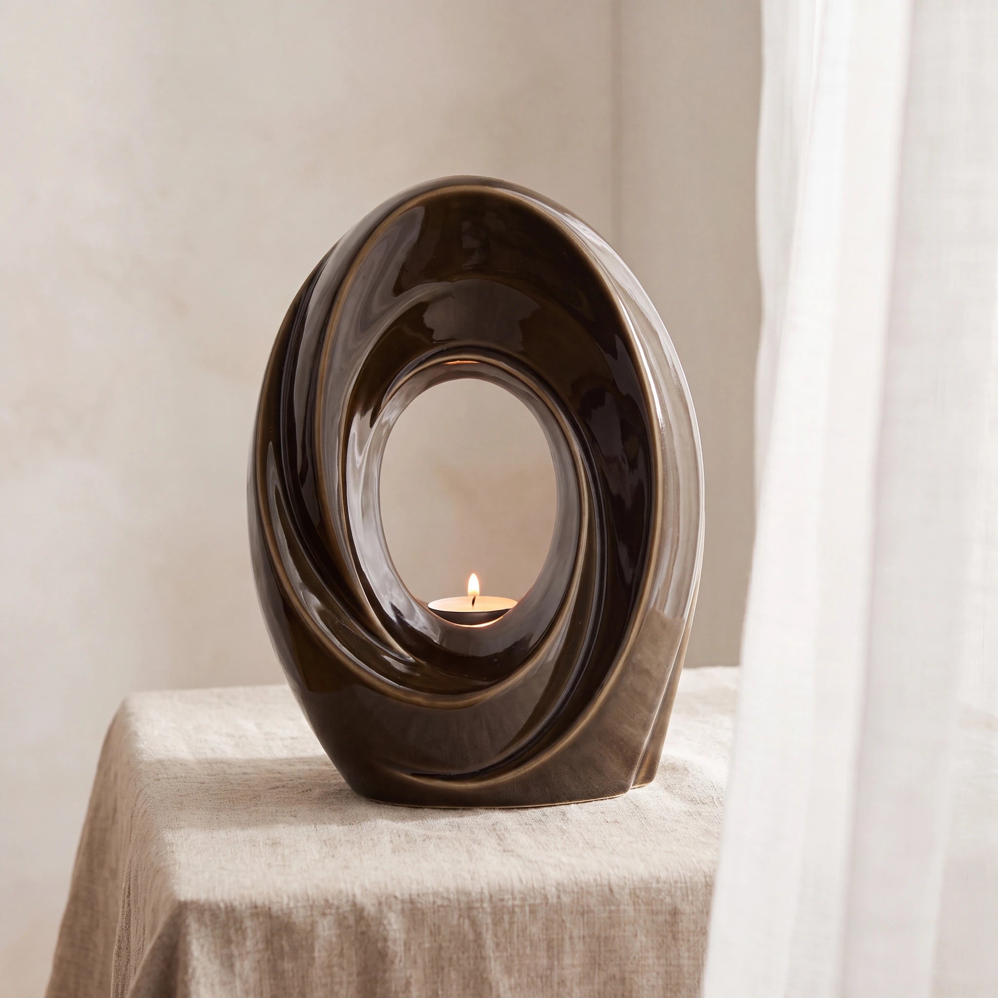 The Passage Adult Cremation Urn for Ashes in Brown