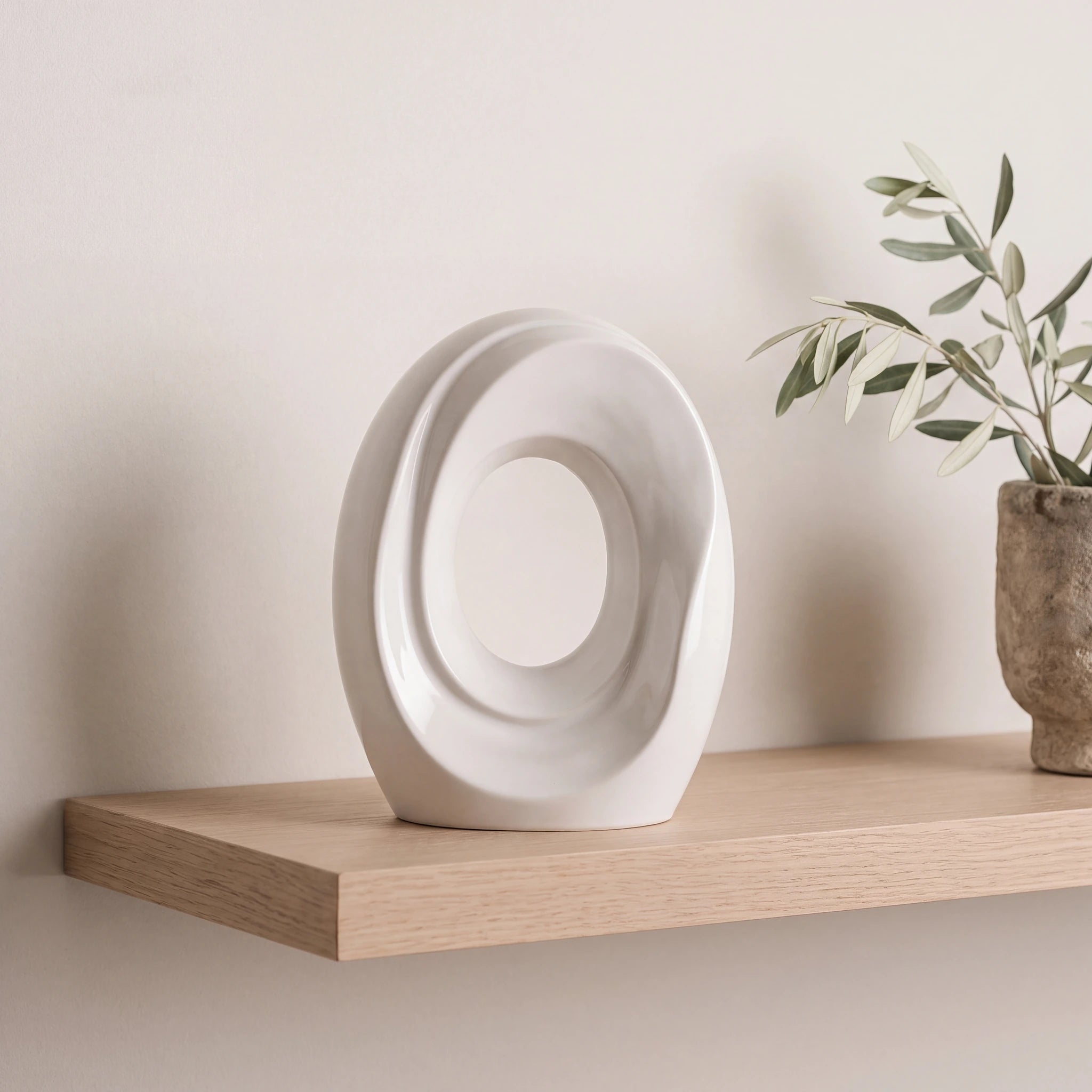The-Passage-Medium-Urn-for-Ashes-in-White-Oak-Shelf