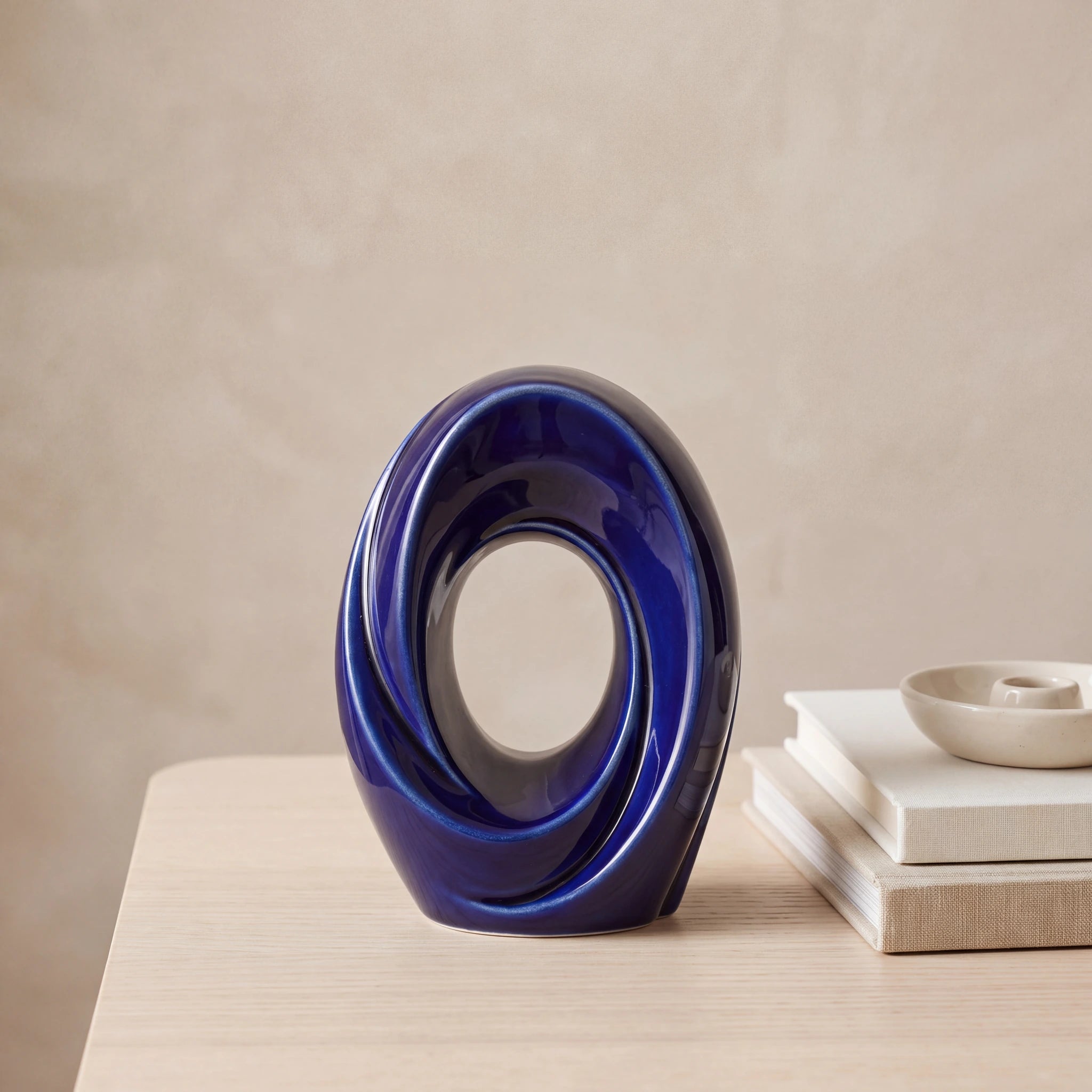 The-Passage-Mini-Urn-for-Ashes-in-Metallic-Blue-keepsake_books_dish