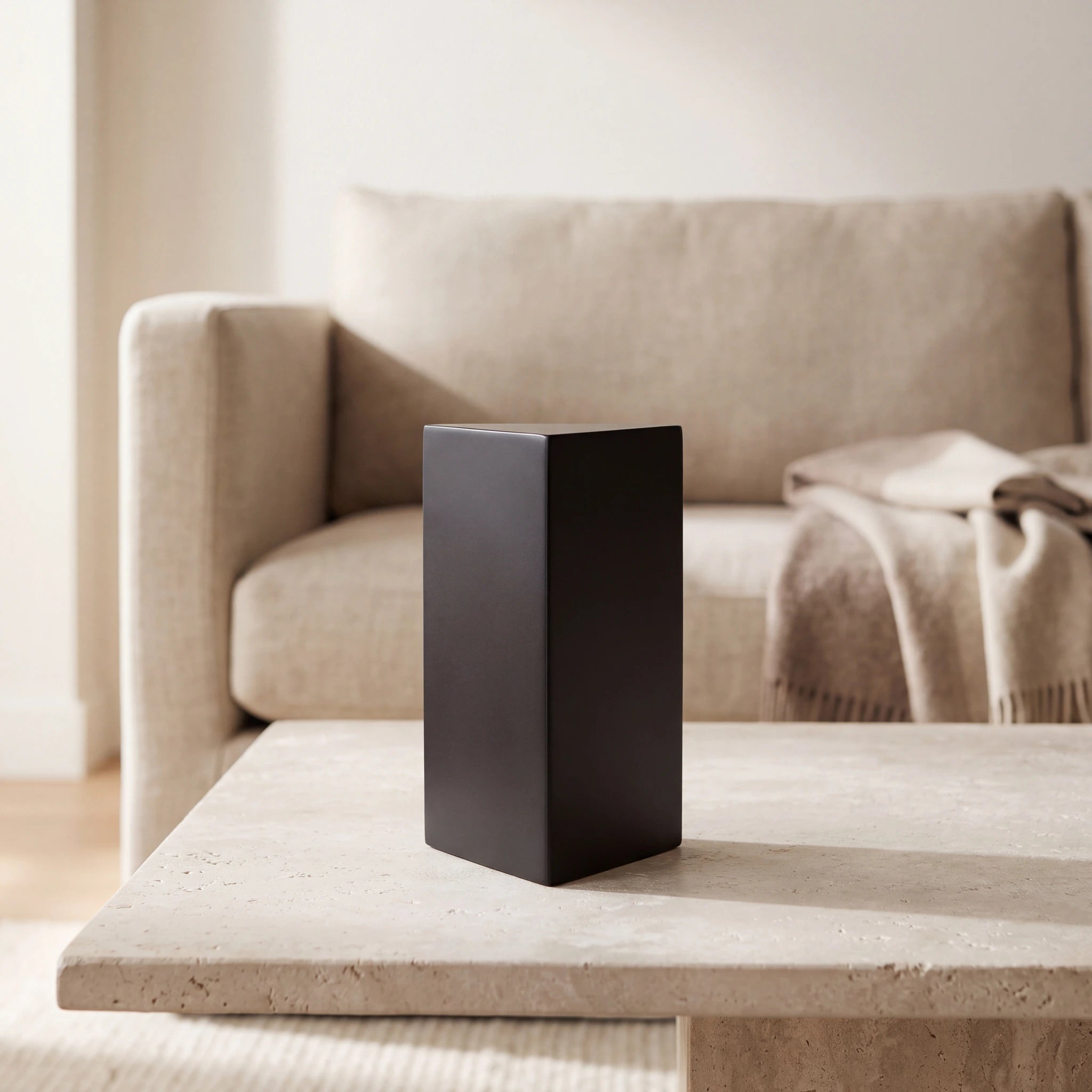 Trigon-Adult-Cremation-Urn-for-Ashes-in-Matte-Black-Stainless-Steel-amto_stone_coffee