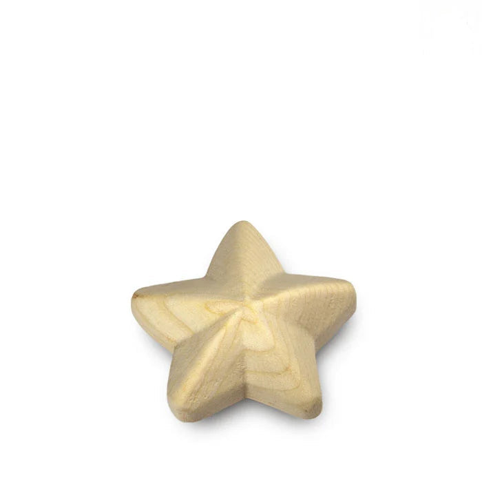 Star Wooden Keepsake Urn For Ashes
