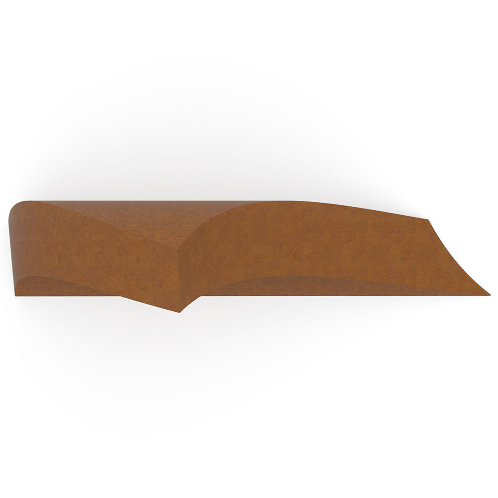Wave Adult Cremation Urn for Ashes in Corten Steel